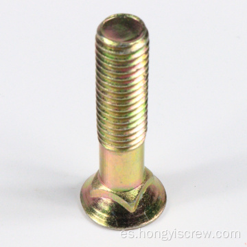 Tornillo de perno de contraunk galvanizado amarillo M4 M6 M8